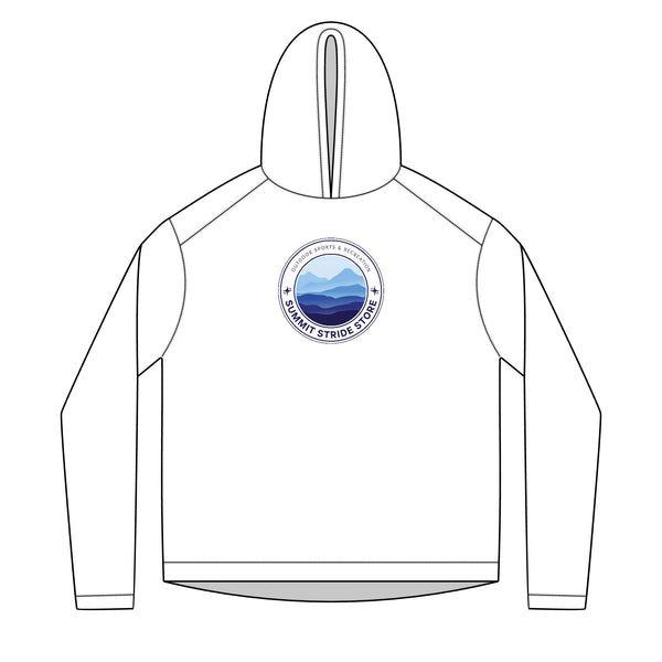 Solar Adventure Hoodie — Mountain Sunrise Logo Pullover
