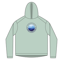 Solar Adventure Hoodie — Mountain Sunrise Logo Pullover