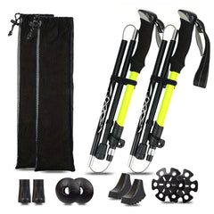 Ultralight Aluminum Folding Trekking Pole 5 Section