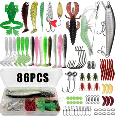 Multi Lure Fishing Kit Tackle Box Set