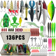 Multi Lure Fishing Kit Tackle Box Set