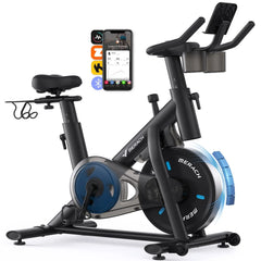 Magnetic Stationary Exercise Bike With App