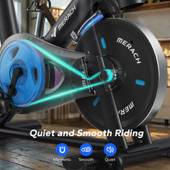 Magnetic Stationary Exercise Bike With App