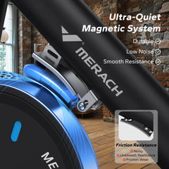 Magnetic Stationary Exercise Bike With App