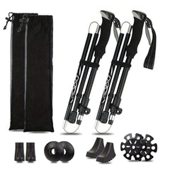 Ultralight Aluminum Folding Trekking Pole 5 Section