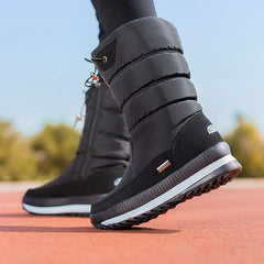Women's Plush Platform Snow Boots – Waterproof & Warm