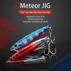 Metal Cast Jig Spoon Shore Casting Fishing Lure