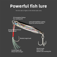 Metal Cast Jig Spoon Shore Casting Fishing Lure