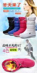 Women's Plush Platform Snow Boots – Waterproof & Warm