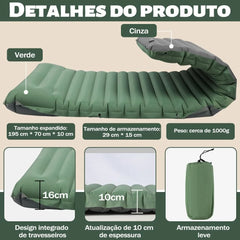 Extra Thick 4" Self-Inflating Camping Sleeping pad