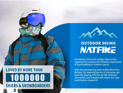 UV400 Anti-Fog Ski & Snowboard Goggles