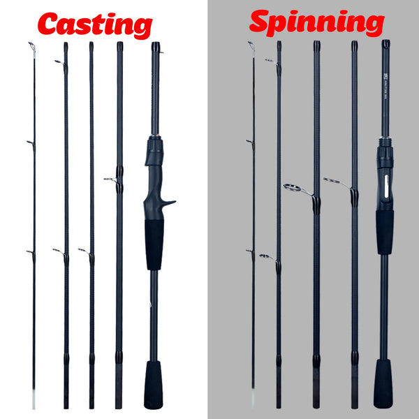 Ultralight Carbon Spinning Lure Fishing Rod