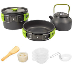 Camping Cookware Set Non Stick Pots For Two