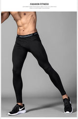 Men's Compression Running Tights Quick Dry Sports Shorts