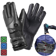 Rechargeable Heated Winter Gloves with Touchscreen