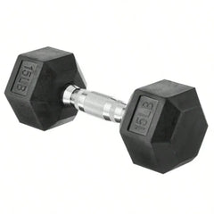 Rubber Hex Dumbbell Hand Weights Large Fitness
