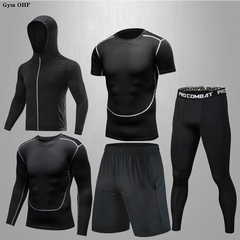 Men's Compression Rashguard Gym Running Training Suit