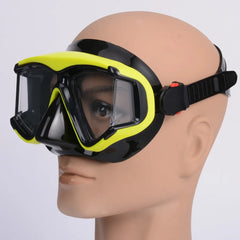 Optical Myopia Snorkel Set Panoramic Diving Mask