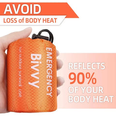 Emergency Thermal Mylar Sleeping Bag Survival Bivy