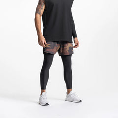 Men's 2 In 1 Quick Dry Compression Pants