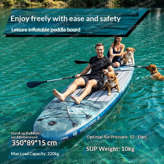 350cm Extra Wide Double Layer Inflatable SUP