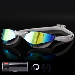 Professional Adult Racing Swimming Goggles Anti Fog
