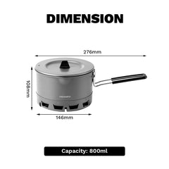 Fire-Maple Petrel Ultralight Heat Exchanger Camping Pot