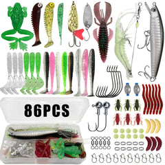 Multi Lure Fishing Kit Tackle Box Set