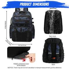 45L Fishing Backpack Cooler Tackle Storage Bag