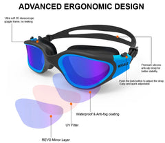 Professional Adult Anti Fog UV Swimming Goggles