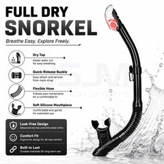 Full Dry Snorkel With Purge Valve