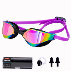 Professional Adult Racing Swimming Goggles Anti Fog