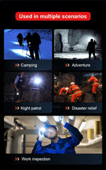 Rechargeable LED Tactical Flashlight for Camping