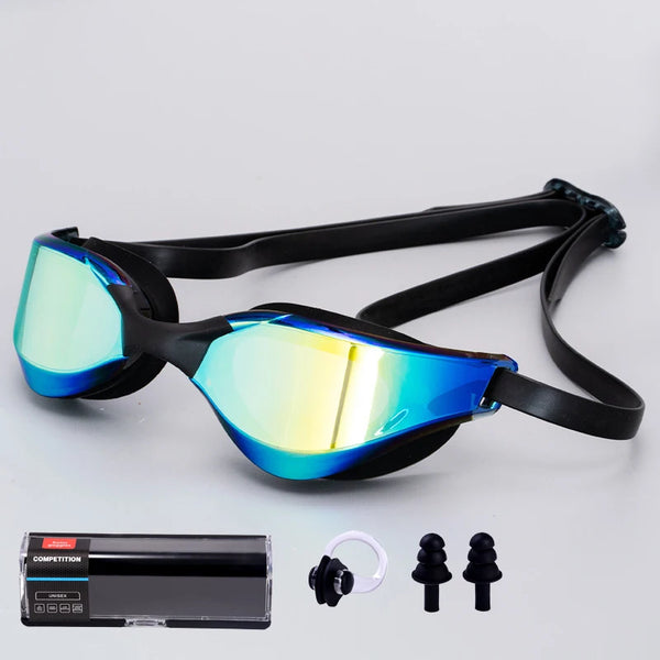 Professional Adult Racing Swimming Goggles Anti Fog