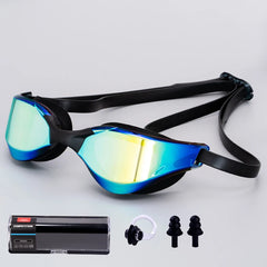 Professional Adult Racing Swimming Goggles Anti Fog