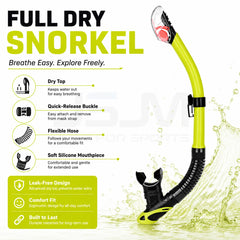 Full Dry Snorkel With Purge Valve