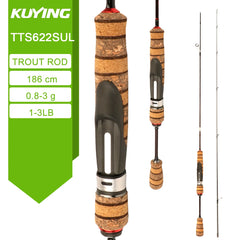 Carbon BFS Spinning Casting Fishing Rod