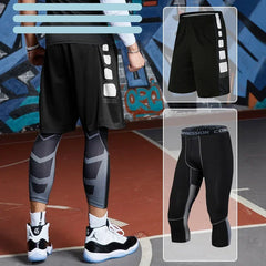 Men's Compression Running Tracksuit Fitness Sportswear Set