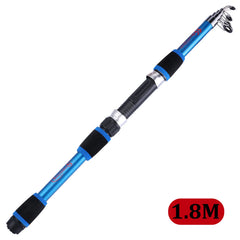 1.8M Telescopic Fiberglass Fishing Rod Children