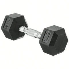 Rubber Hex Dumbbell Hand Weights Large Fitness