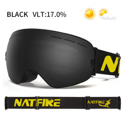 UV400 Anti-Fog Ski & Snowboard Goggles
