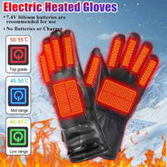 Rechargeable Heated Winter Gloves with Touchscreen