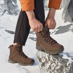 Men's Warm Winter Snow Boots – Wide Fit