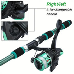 Telescopic Fishing Rod & Spinning Reel Combo Kit