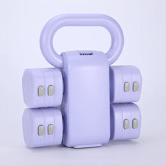 2 In 1 Adjustable Dumbbell Kettlebell Home Fitness