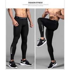 Men's Compression Running Tights Quick Dry Sports Shorts