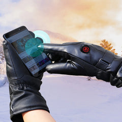Rechargeable Heated Winter Gloves with Touchscreen