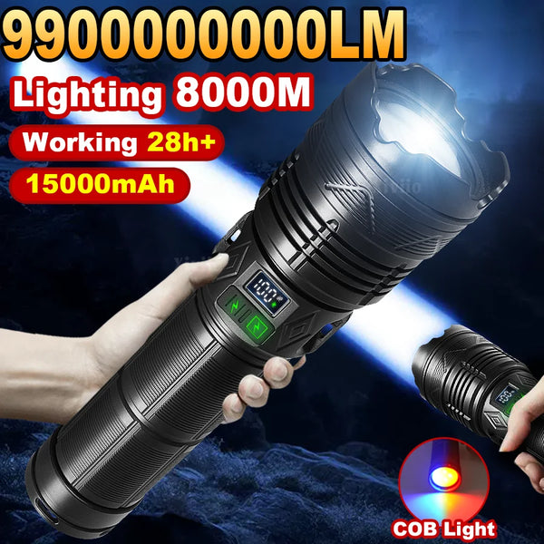 Rechargeable LED Tactical Flashlight for Camping