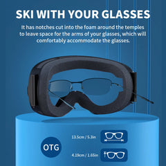UV400 Anti-Fog Ski & Snowboard Goggles