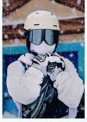 Professional Ski Helmet with Integrated Goggles